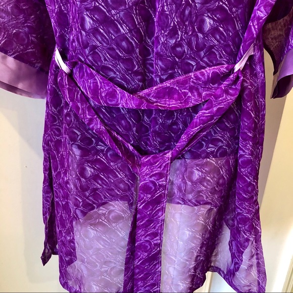 Violet Color Kimono/Robe - Picture 7 of 8
